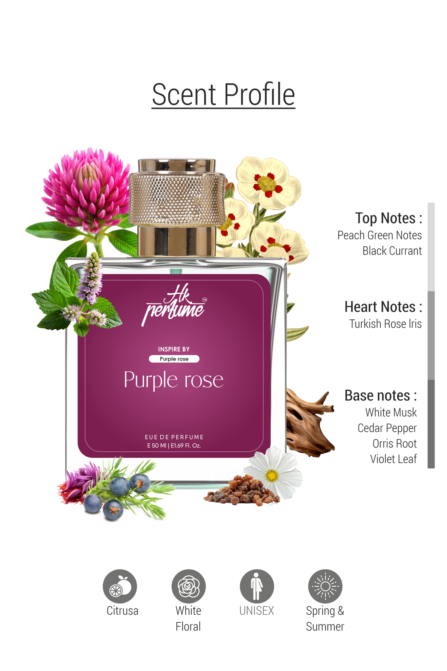 Purple Rosse Perfume | HkPerfume